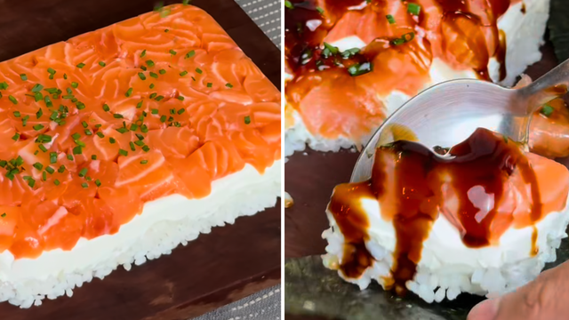 Descobri o sushi de travessa mais prático do mundo: com arroz de micro-ondas e zero erro, essa receita vai se tornar a sua favorita!
