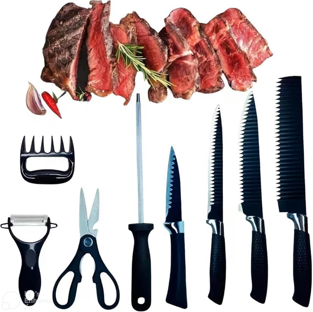 Tudo que um bom churrasqueiro precisa, com corte afiado, conforto e organização. (Divulgação/Amazon)