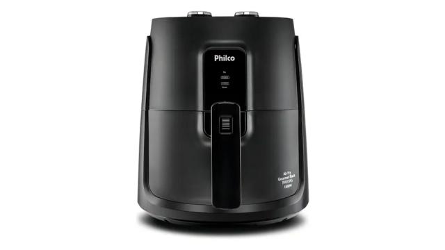 A Air Fryer Philco conta com capacidade de 4,4 litros e está com 24% de desconto (Créditos: Philco/Mercado Livre)
