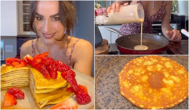 Eu juro que fica bom, aprendi com uma chef: receita simples de panqueca SEM GLÚTEN e SEM AÇÚCAR
