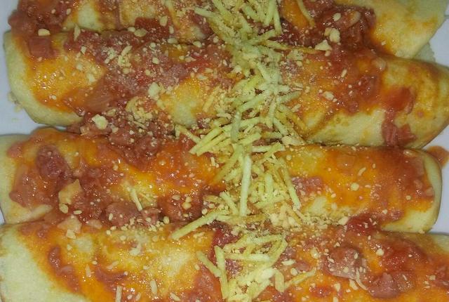 Panqueca de linguiça (Créditos: TudoGostoso)
