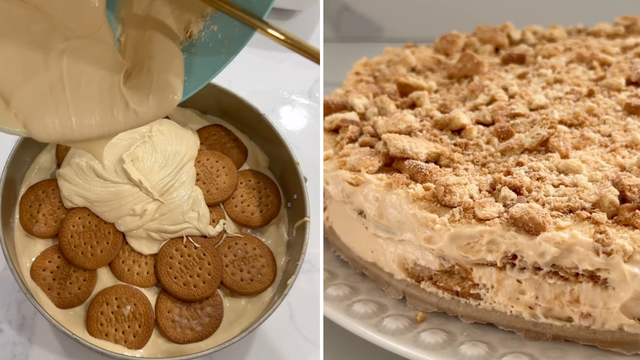 Faço esse bolo de biscoito muitas vezes e todos gostam: rápido, fácil e nem vai ao forno