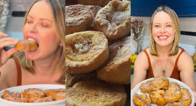 A rabanada de AirFryer de Mari Bridi vai te fazer testar uma nova - e saudável! - receita deste clássico natalino
