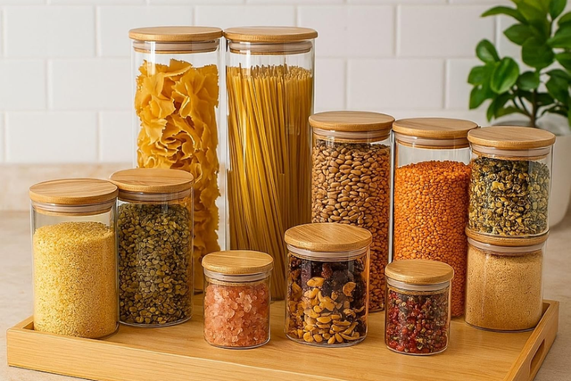 Sua cozinha em ordem com esse conjunto de 11 potes herméticos em promoção