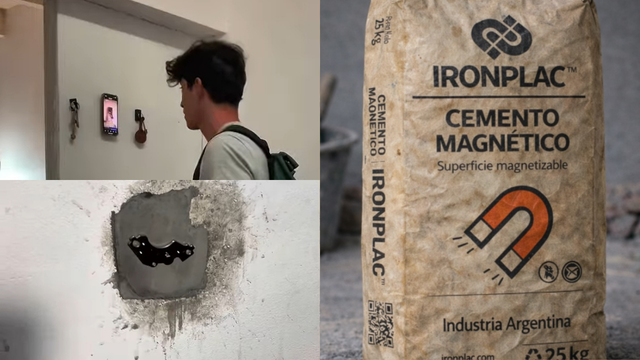 Adeus furadeira: estudante de 29 anos cria tecnologia genial que permite pendurar objetos na parede sem furos ou sujeira