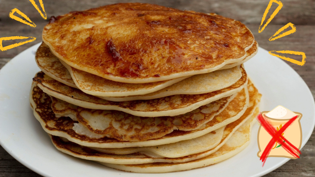 Mudei meu café da manhã com essa panqueca saudável SEM FARINHA DE TRIGO: receita simples, fácil e eu fico feliz comendo