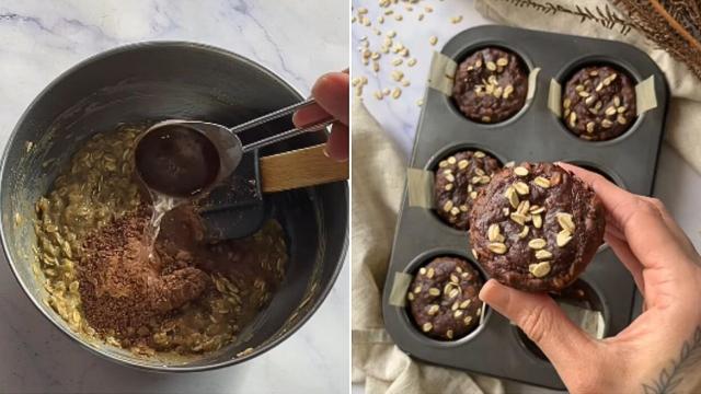 Bolinho de chocolate SEM FARINHA DE TRIGO e COM BANANA: essa receita saudável sempre dá certo!