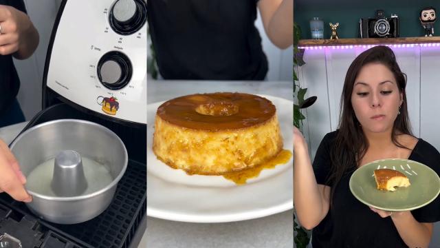 PUDIM NA AIRFRYER é a sobremesa que vai salvar a sua Páscoa: receita fácil e todo mundo ama!