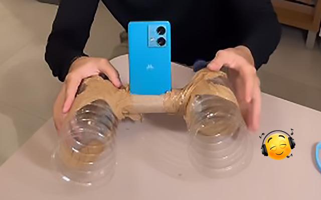 Não acredito que deu certo! Transforme 2 garrafas PET de água em uma potente caixa de som para ouvir música em casa