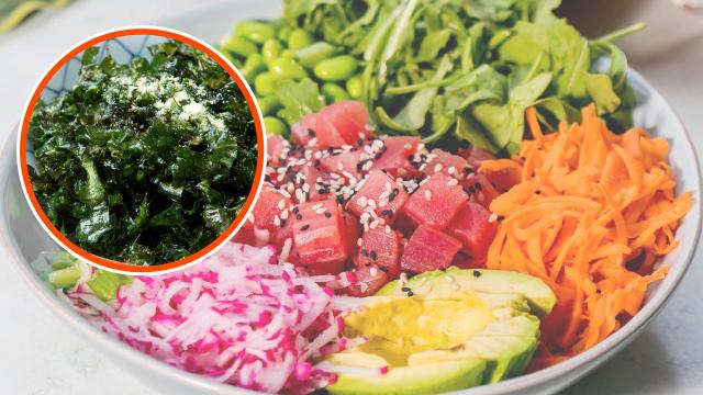 Minha salada nunca mais ficou sem graça depois que eu aprendi a fazer couve crispy na airfryer: gostosa e muito crocante