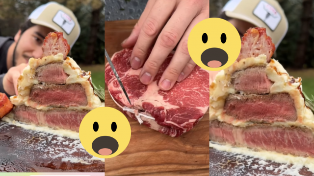 Bolo confeitado feito de CARNE? Essa receita bizarra viralizou na internet: você comeria?
