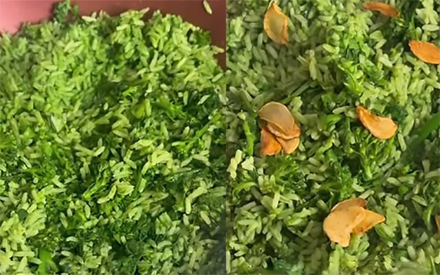 Descobri a receita do melhor arroz de brócolis do Rio de Janeiro: como fazer o arroz verde de verdade como o do restaurante Braseiro