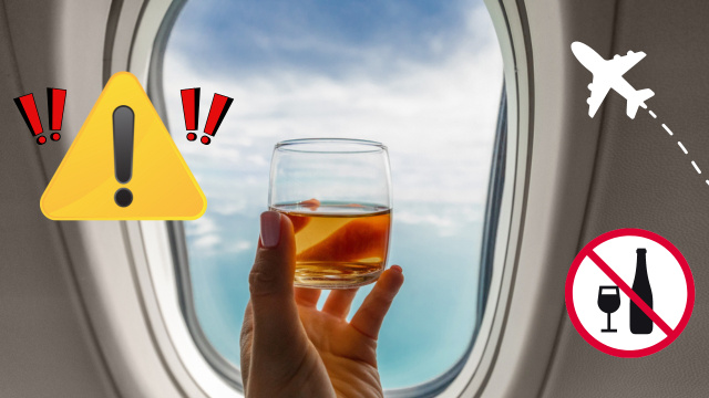 Más notícias para quem bebe álcool no avião: novo estudo alerta sobre risco à saúde (até mesmo em jovens e saudáveis!)