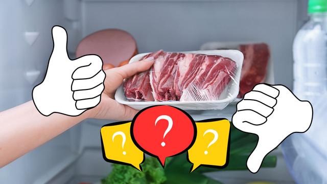 Congelar a carne no dia que vai vencer: truque de gênio ou erro?