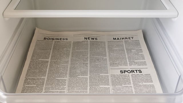 Nem papel alumínio, nem sacos plásticos: o truque do jornal na gaveta da geladeira