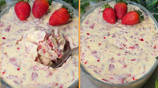 Morango cravejado na travessa: a nova febre da confeitaria ganha versão tamanho família que rende muito e fica supercremosa
