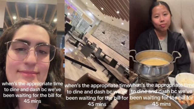 Viralizou no Tiktok: cliente faz post sobre sair sem pagar depois de restaurante demorar para entregar a conta