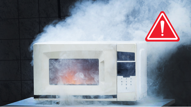 Nunca, em hipótese alguma, jogue comida queimada no lixo: isso pode causar um incêndio!