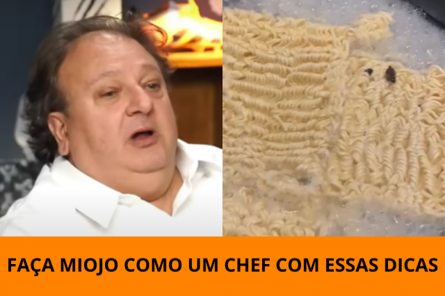 Depois de miojo mais caro do mundo, Jacquin volta com uma receita de macarrão instantâneo gourmet que cabe no bolso!