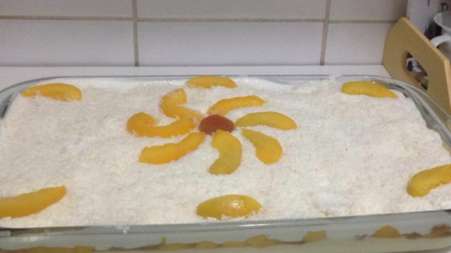 Esse pavê de pêssego da minha bisavó é a tradição mais gostosa do Natal da minha família: receita que toca a alma