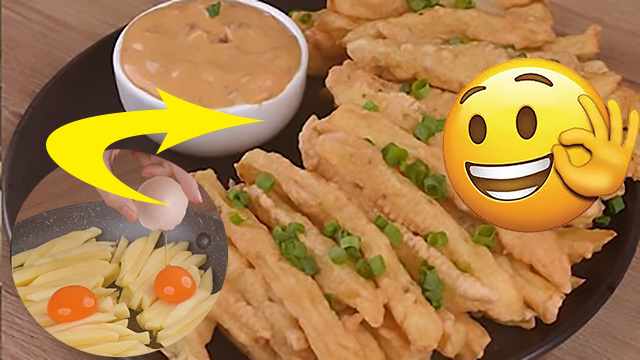 Coloque ovo nas batatas fritas e você nunca mais vai querer fazer de outra forma, só de falar já sinto a crocância e o sabor!