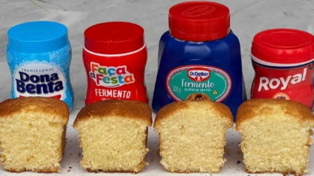 Fermento é tudo igual? Confeiteira testou 4 marcas em um bolo e aqui está a resposta