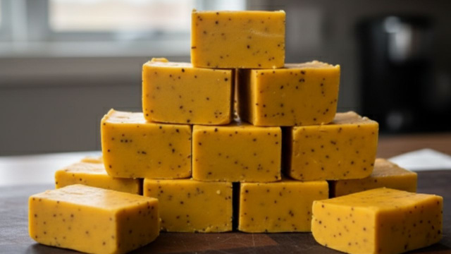 Nem torta, nem sorvete: a minha sobremesa favorita com maracujá é esse fudge cremoso feito em poucos minutos