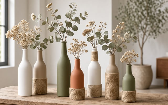 Transformei a garrafa de cerveja em uma decoração linda e elegante: todo mundo me pergunta aonde eu comprei!