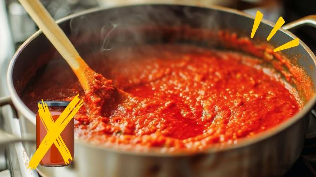 Você nunca mais vai comprar molho de tomate depois que aprender essa receita