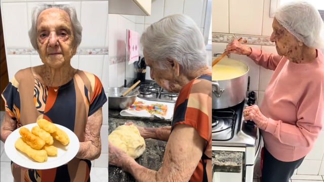 Vovó de 101 anos viraliza na internet com suas receitas: mineira aprendeu a cozinhar ainda criança e sabe todas as medidas de cabeça