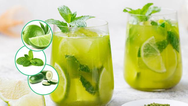 Nutri de Harvard ensina ice tea caseiro: receita de chá gelado com limão, pepino e hortelã fica uma delícia