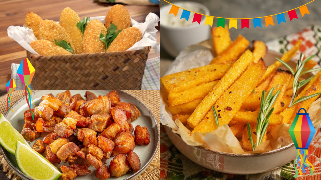Que tal sextar com petiscos de festa junina? Aqui estão 10 receitas pra comer hoje