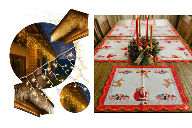 Ideias simples para deixar a casa mais natalina (Divulgação: Mercado Livre)