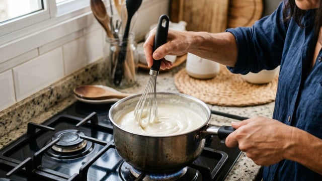 Experimente variar a receita com ingredientes extras, como canela, essência de baunilha ou chocolate branco (Créditos: Imagem gerada com IA)