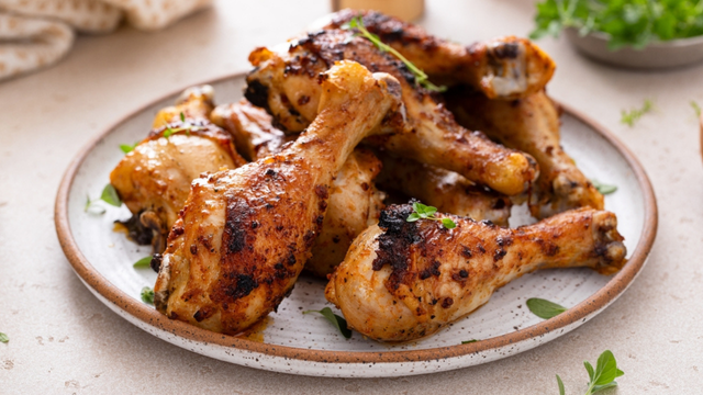 A coxa de frango fica muito deliciosa! (Créditos: Shutterstock)