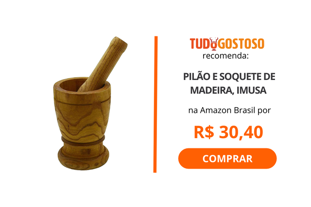 Para que serve o pilão com soquete? Conheça as funções desse utensílio essencial de cozinha