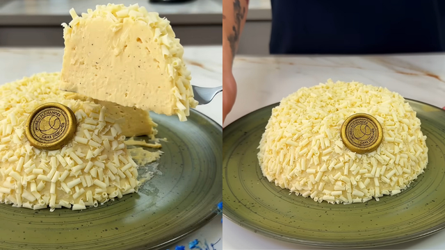 Bati tudo no liquidificador e fiz essa mousse de maracujá de corte perfeita que parece sobremesa de confeitaria