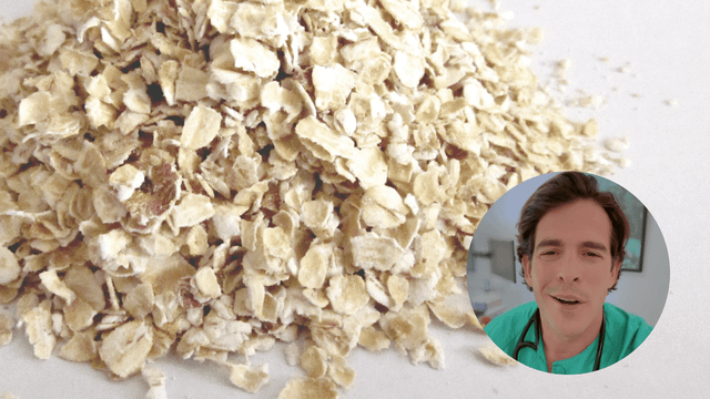 Consumida da forma correta, a aveia pode contribuir para a saciedade e uma alimentação mais equilibrada. (Foto: reprodução @doutorrojass e Canva)