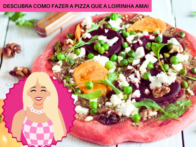 Pizza rosa da Barbie como você sempre sonhou: leve o filme para a hora do lanche