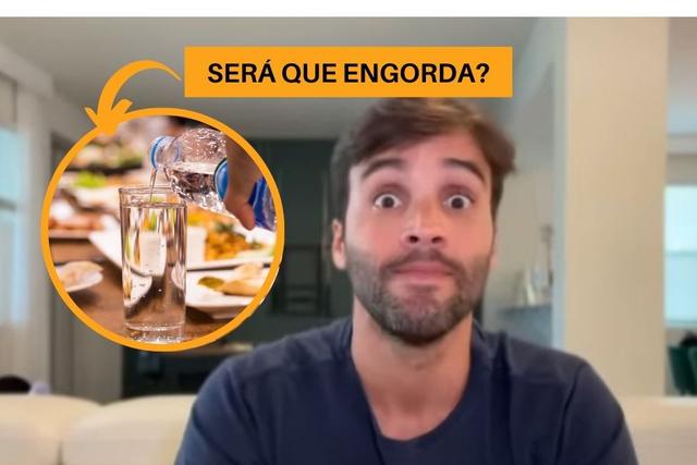 Beber água com a comida engorda? Daniel Cady explica de uma vez por todas! 'Vai interferir na...'
