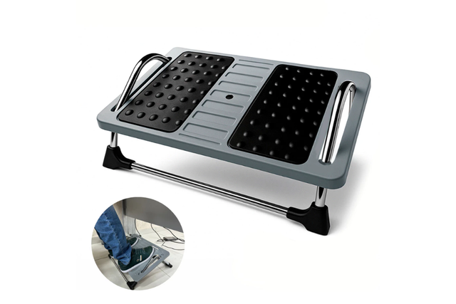 Apoio para os pés ergonômico que garante postura correta e conforto no trabalho (Divulgação: Shopee).