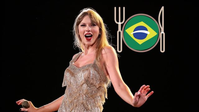 Isso é tudo que Taylor Swift come em um dia... Será que ela vai conseguir manter a dieta no Brasil?