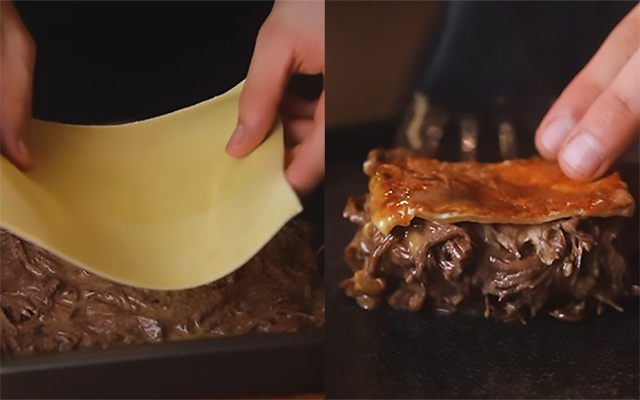 Essa lasanha de fraldinha é uma loucura de gostosa, eu comeria todos os dias! (e a receita é simples de fazer)