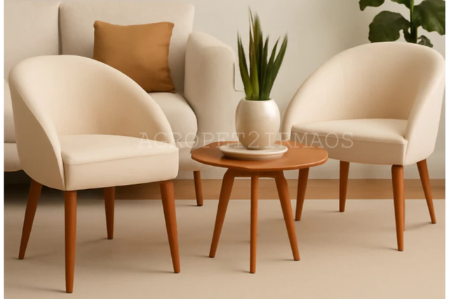 Design moderno e preço acessível para renovar sua sala (Divulgação: Shopee).