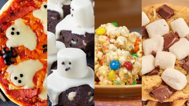 Pizza e brownie de fantasma, mesa de pipoca e cookies de abóbora com marshmallow e chocolate: como fazer essas gostosuras de Halloween que são tendência para 2024