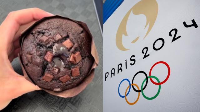 Muffin de chocolate das Olímpiadas de Paris 2024 viraliza e a gente te ensina a receita beeeem chocolatuda!