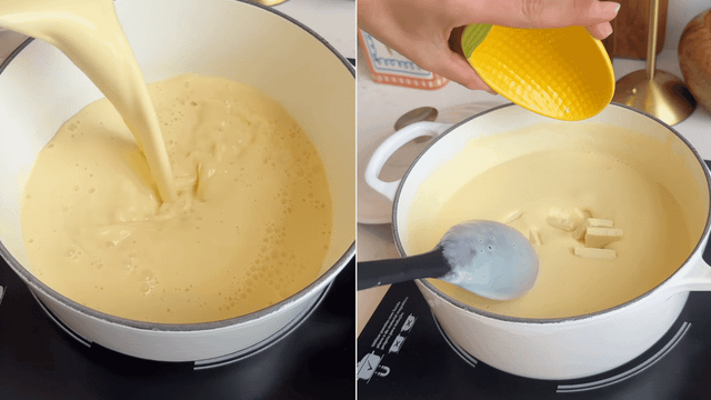 Milho, chocolate branco e goiabada formam uma combinação surpreendente para os dias frios. (Foto: reprodução @chefmarinarizzo no Instagram)