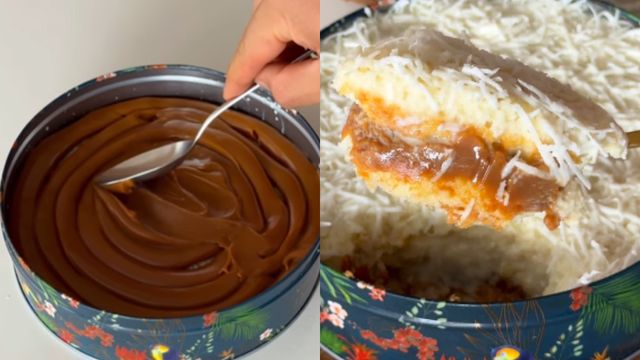 Bolo na lata é a tendência da confeitaria que você precisa provar: bolo gelado, molhadinho e com recheio cremoso