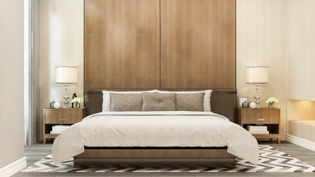 Pensar bem na posição da sua cama pode contribuir para um sono mais profundo e relaxante (Créditos: Magnific)