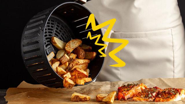 Esse primeiro passo é o truque crucial para fazer as batatas mais crocantes, deliciosas e saudáveis na airfryer